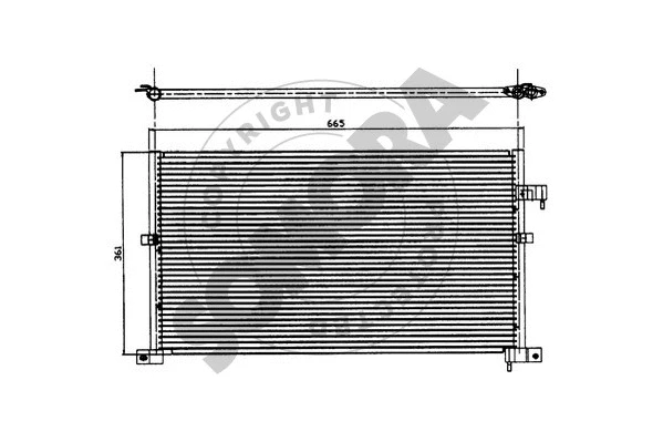 Condenser, air conditioning (095260)