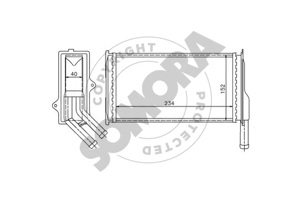 Heat Exchanger, interior heating (244350)