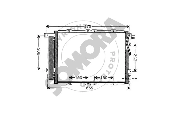 Condenser, air conditioning (114060)