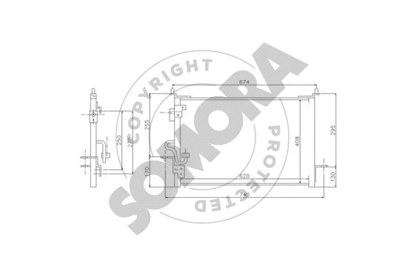 Condenser, air conditioning (151260)