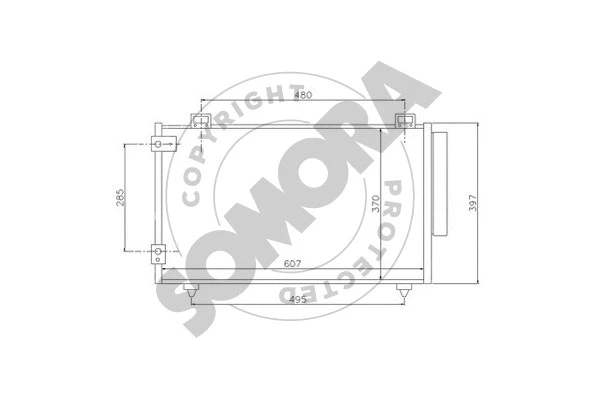 Condenser, air conditioning (318160)