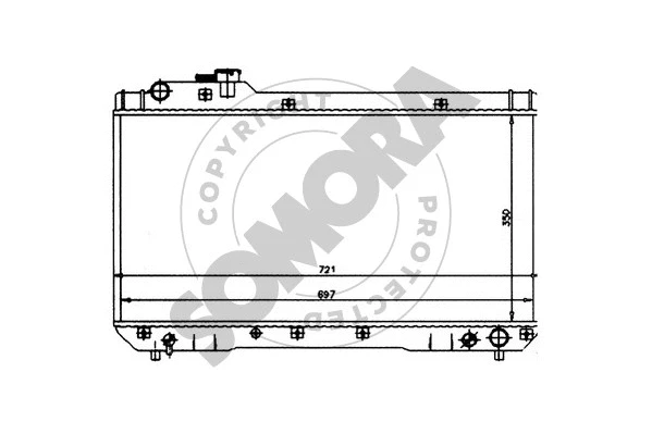 Radiator, engine cooling (316540)