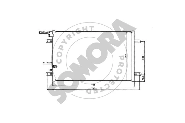 Condenser, air conditioning (021060A)