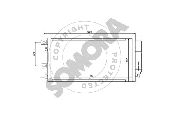 Condenser, air conditioning (040060)