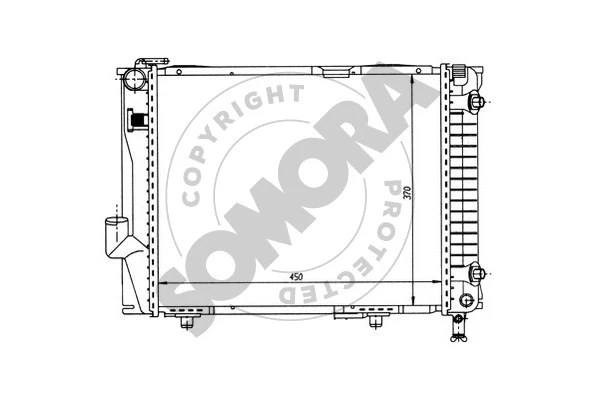 Radiator, engine cooling (170444)