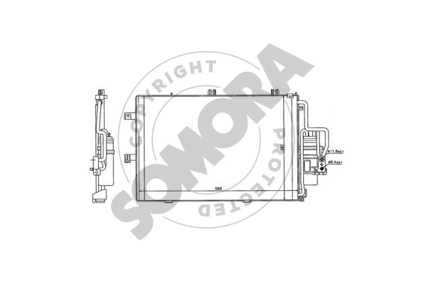 Condenser, air conditioning (212560A)