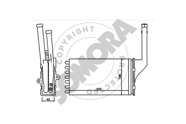 Heat Exchanger, interior heating (050250)