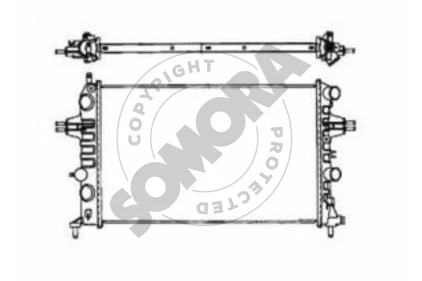 Radiator, engine cooling