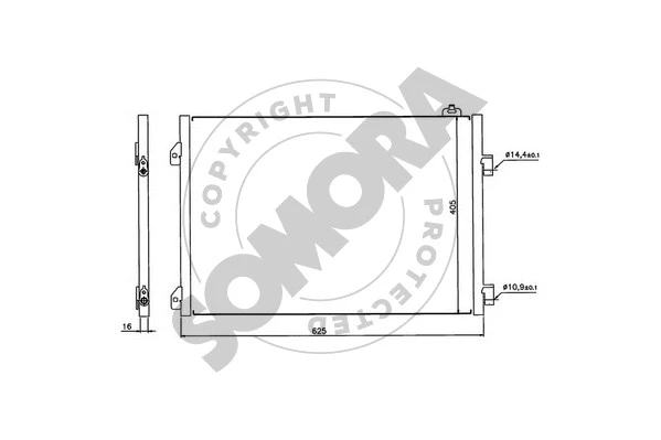 Condenser, air conditioning (240960C)