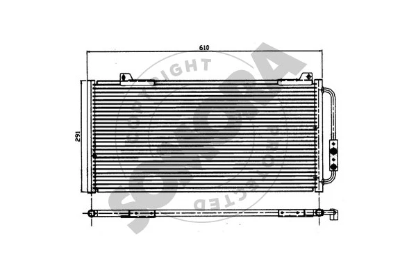 Condenser, air conditioning (260760)