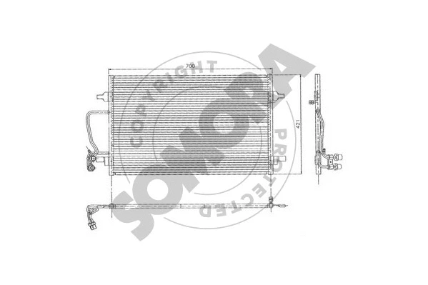 Condenser, air conditioning (024060)