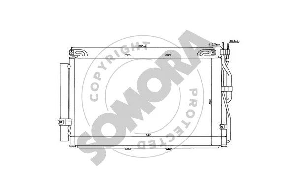 Condenser, air conditioning (136060A)