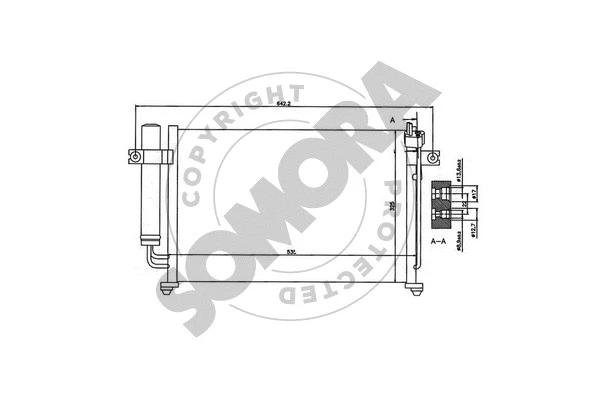 Condenser, air conditioning (130560)