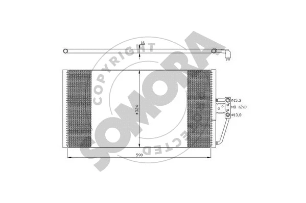Condenser, air conditioning (041260B)