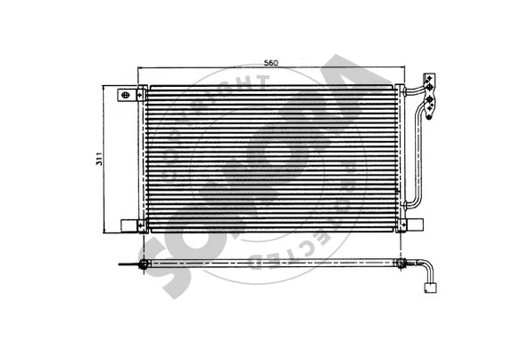 Condenser, air conditioning