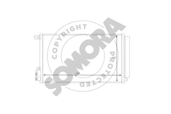 Condenser, air conditioning (013060)
