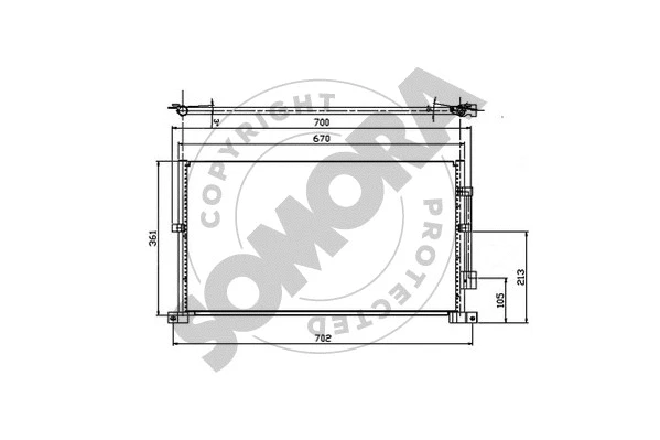 Condenser, air conditioning (095260A)