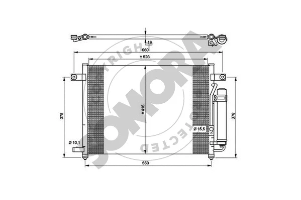 Condenser, air conditioning (061160)