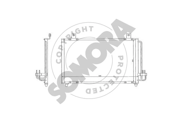 Condenser, air conditioning (110960)