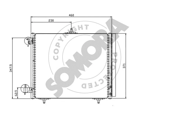 Condenser, air conditioning (050460)