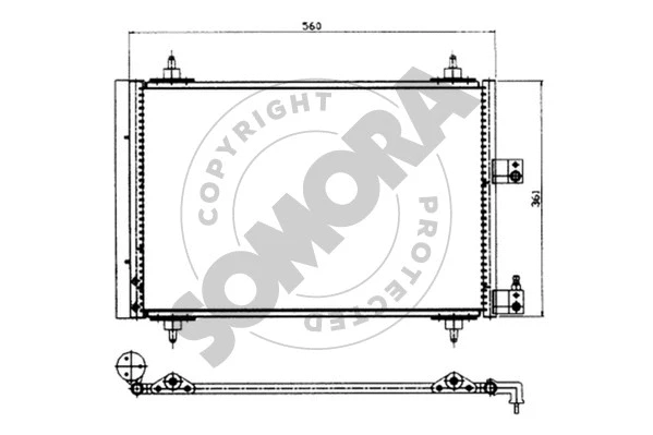 Condenser, air conditioning (052360)