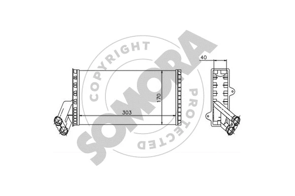 Heat Exchanger, interior heating (085050)