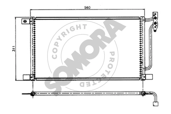 Condenser, air conditioning (040560A)