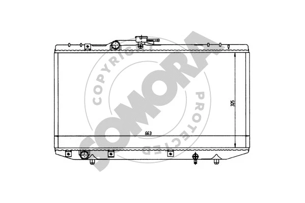 Radiator, engine cooling (311141)