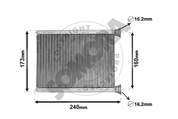 Heat Exchanger, interior heating (243450)