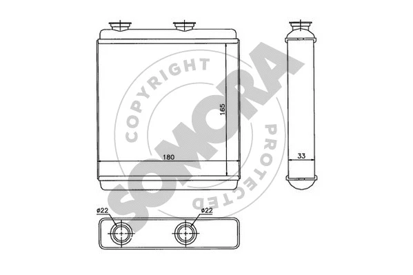 Heat Exchanger, interior heating (216050)