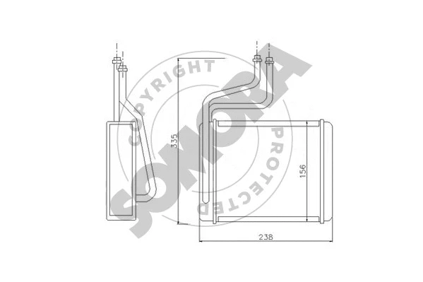 Heat Exchanger, interior heating (095150)