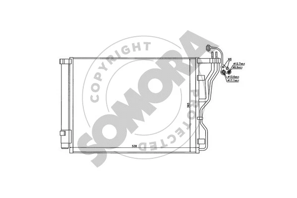 Condenser, air conditioning (137260)