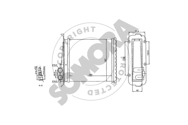 Heat Exchanger, interior heating (363250)