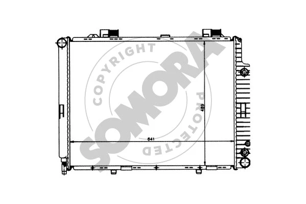Radiator, engine cooling (170641)