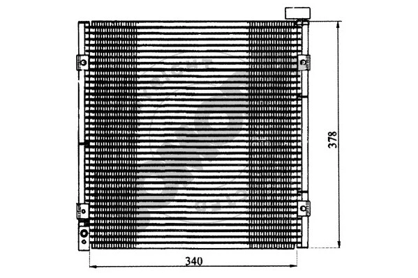 Condenser, air conditioning (120460)