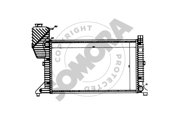 Radiator, engine cooling (172142)