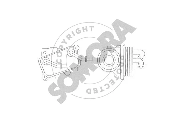 Oil Cooler, engine oil (171365)