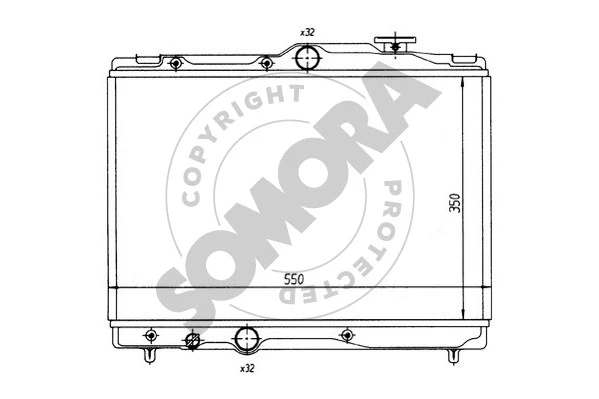 Radiator, engine cooling (314142)
