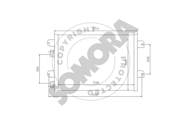 Condenser, air conditioning (243060B)