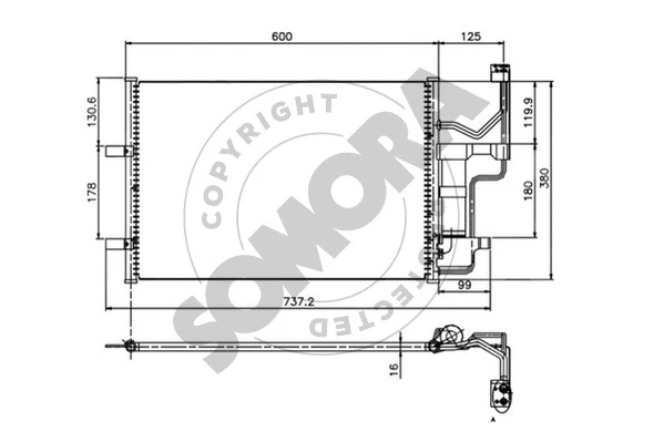 Condenser, air conditioning (162860)