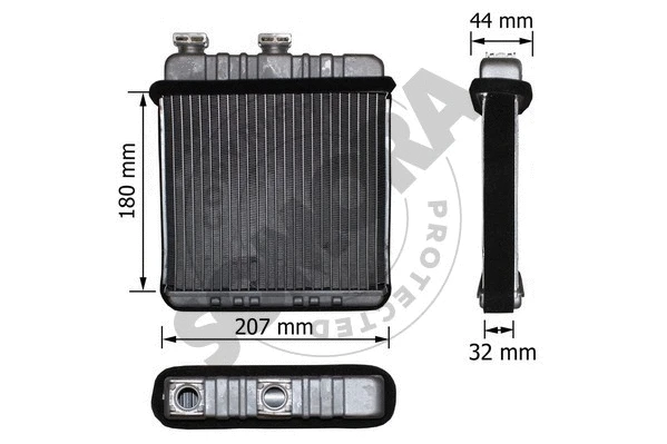 Heat Exchanger, interior heating (214050)