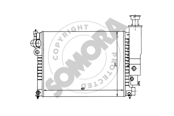 Radiator, engine cooling (223144)