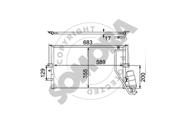 Condenser, air conditioning (272160)