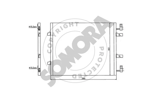 Condenser, air conditioning (245160A)