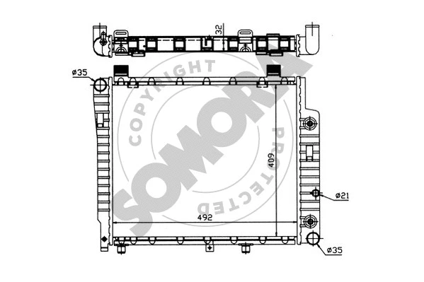 Radiator, engine cooling (171244)