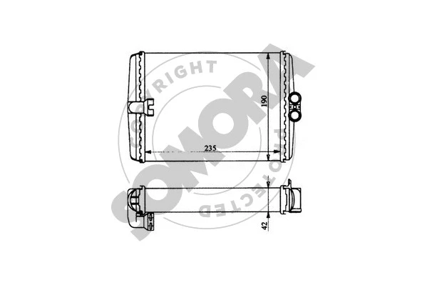 Heat Exchanger, interior heating (171250)