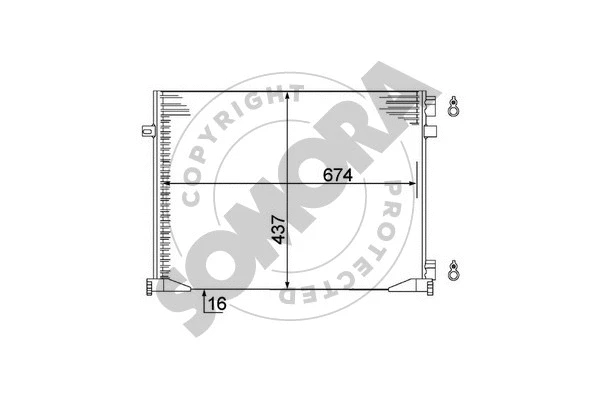 Condenser, air conditioning (245160)