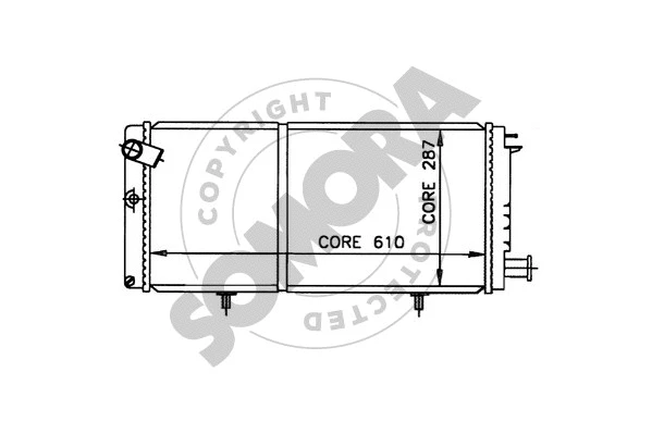 Radiator, engine cooling (221141)