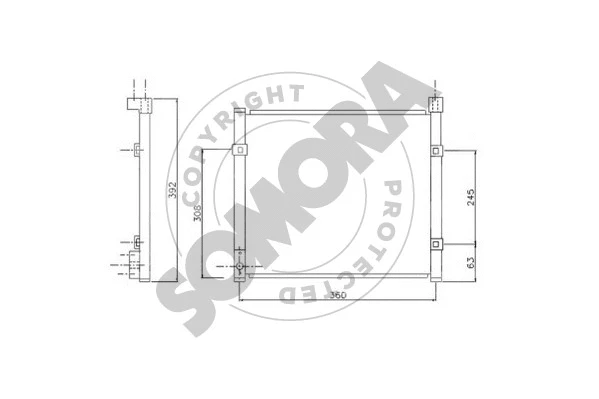 Condenser, air conditioning (120560)