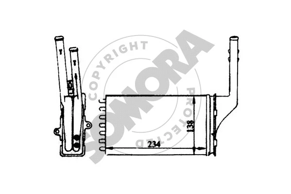 Heat Exchanger, interior heating (224150)